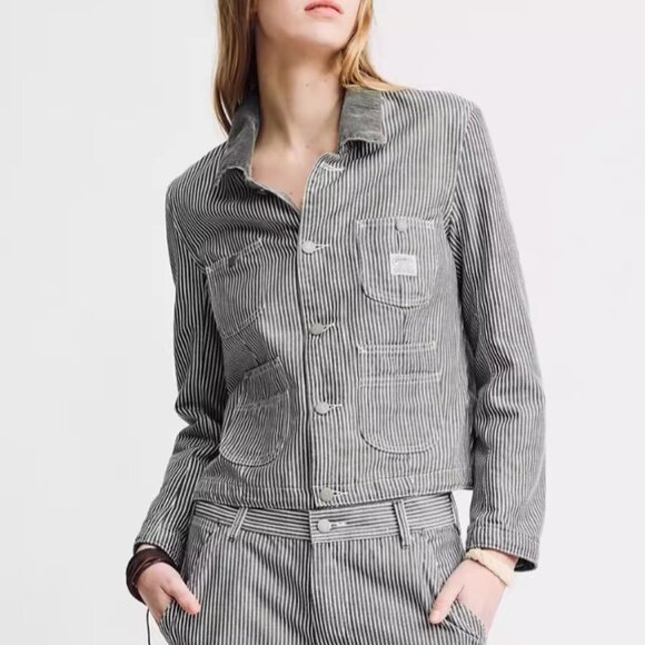NWT Denimist Slim Chore Jacket Railroad Grey Classic - Picture 2 of 10